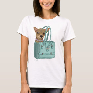 Camiseta Chihuahua En Bolsa