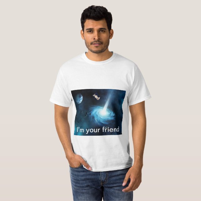Camiseta Chihuahua en espacio (Anverso completo)