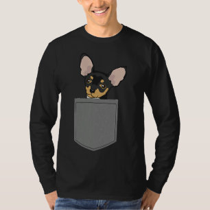Camiseta Chihuahua En Pocket Chiwawa