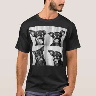 Camiseta Chihuahua Face Retrato Gracioso Perro Fotoboth Chi