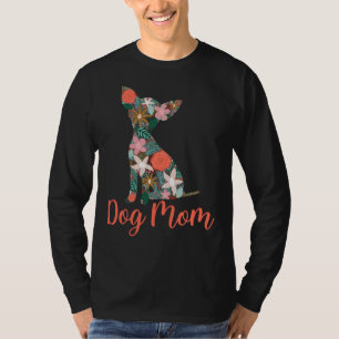 Camiseta Chihuahua Floral Silhouette