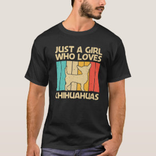 Camiseta Chihuahua Gracioso Para Chicas Mascota Dueño Perro