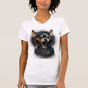 Camiseta Chihuahua Guay Perro rap Hip-Hop Gangster