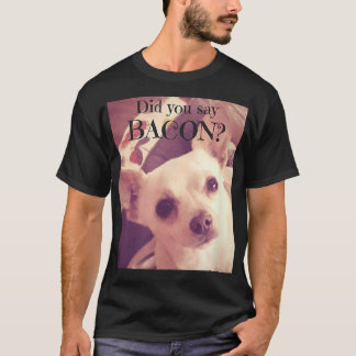 Camiseta Chihuahua Jack Chi Dog Bacon Lover 