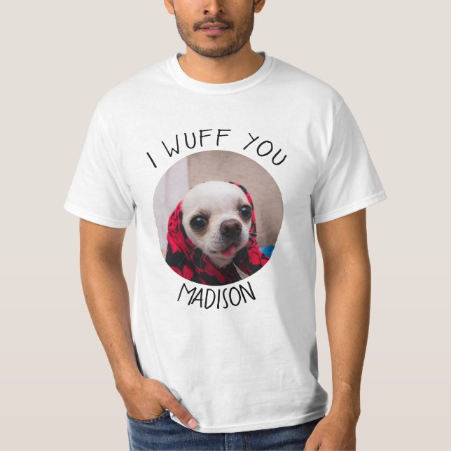 Camiseta Chihuahua linda broma si amas a Valentine Personal (Anverso)