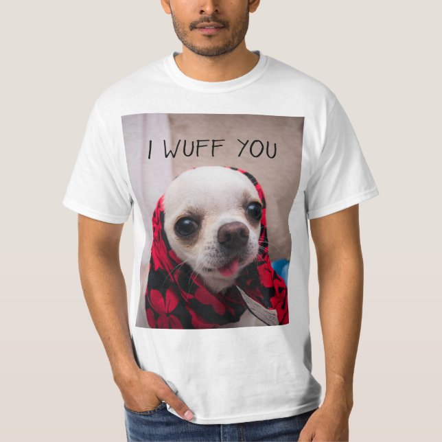 Camiseta Chihuahua lindo. Te gustaría que te encantaran San (Anverso)