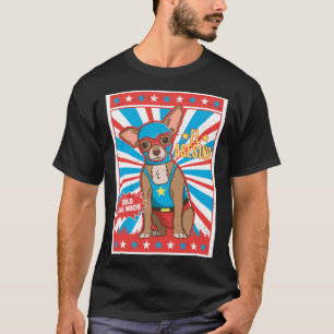 Camiseta Chihuahua Luchador lucha contra el Poster de lucha