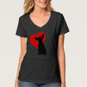 Camiseta Chihuahua Mama Gift Mujeres Perras Amantes De Chiw