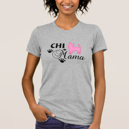 Camiseta Chihuahua Mama Tee femenino
