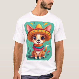 Camiseta Chihuahua  México  Cinco de Mayo  Perro Divertido 