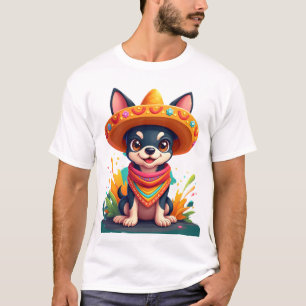 Camiseta Chihuahua México Cinco de Mayo Perro Divertido (5)