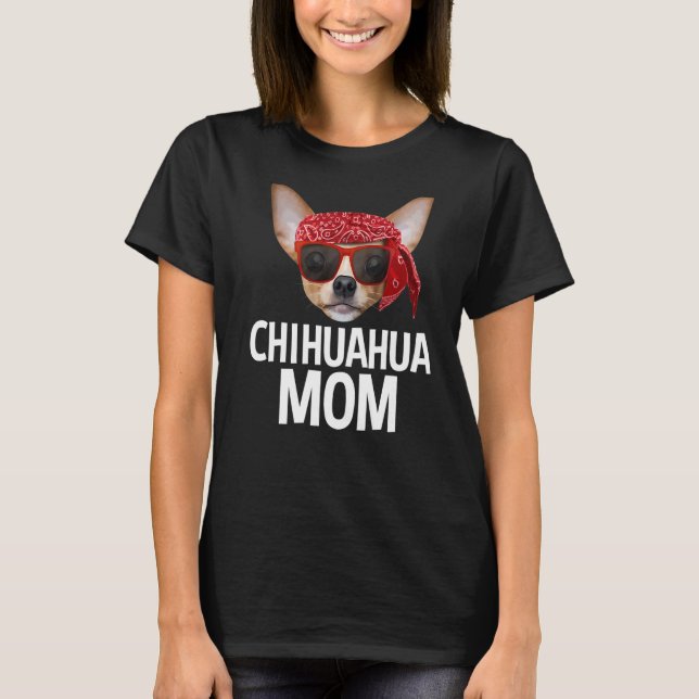 Camiseta Chihuahua Mom For Women Chihuahua Kids (Anverso)