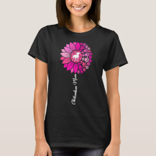 Camiseta Chihuahua Mom For Women Sunflower Chiwawa Dog