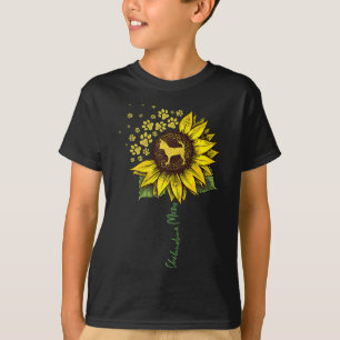 Camiseta Chihuahua Mom Sunflower Chiwawa Lover Regalos De P
