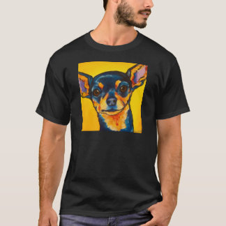 Camiseta Chihuahua negra y del moreno