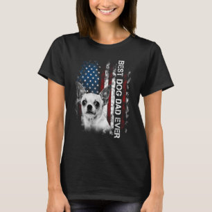 Camiseta Chihuahua: Papá ventila bandera estadounidense
