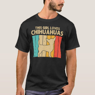 Camiseta Chihuahua Para Chicas Mascota Dueño Perro Chiwawa
