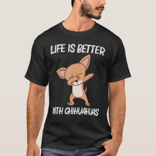 Camiseta Chihuahua Para Hombres Mujeres Con Cachorro De Cac