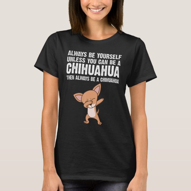 Camiseta Chihuahua Para Hombres Mujeres Con Cachorro De Cac (Anverso)