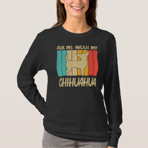 Camiseta Chihuahua Para Hombres Mujeres Mascota Dueña Dog C