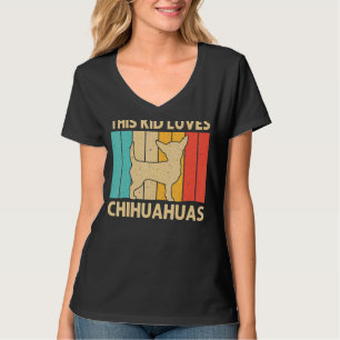 Camiseta Chihuahua Para Niños Mascota Dueño Dog Chiwawa