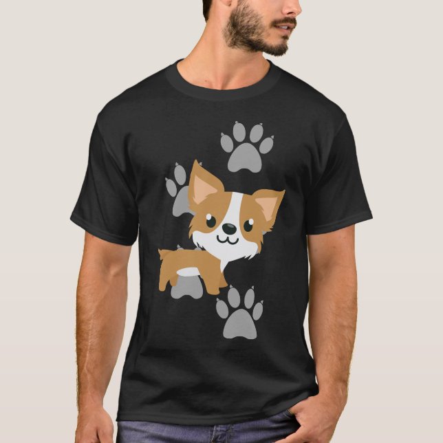 Camiseta Chihuahua Paw      (Anverso)