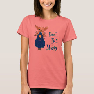 Camiseta chihuahua pequeña pero poderosa