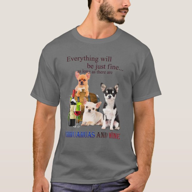 Camiseta Chihuahua Perro Divertidos Regalos Retro Excelente (Anverso)