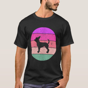 Camiseta Chihuahua Perro Mamá Papá Vintage Retro 1