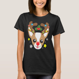 Camiseta Chihuahua Perro reno Gracioso Perro Mamá Papá Chri