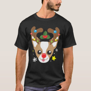 Camiseta Chihuahua Perro reno Gracioso Perro Mamá Papá Chri