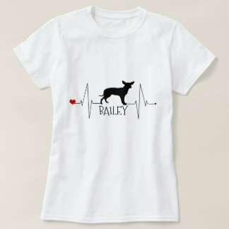 Camiseta Chihuahua personalizada ama a mi perro latir al co