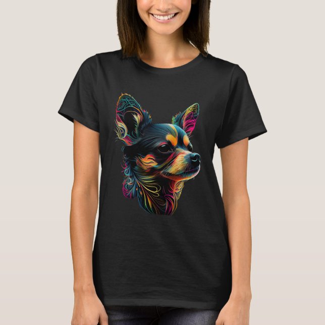 Camiseta Chihuahua  Pop Chihuahua Cute Chihuahua (Anverso)
