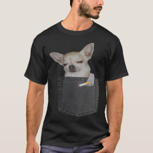 Camiseta Chihuahua, propietario de Chihuahua, en Pocket