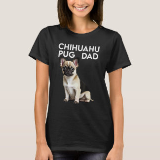 Camiseta Chihuahua Pug Puggy Pug Pugly Mops perro para el m