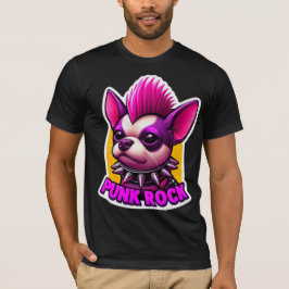 CAMISETA CHIHUAHUA PUNK ROCK