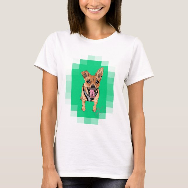 Camiseta Chihuahua... Retratos mascotas (Anverso)