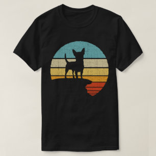 Camiseta Chihuahua Retro Viñeta de Perro de 60 años, dueño