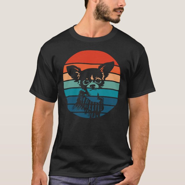 Camiseta Chihuahua Retro Vintage (Anverso)