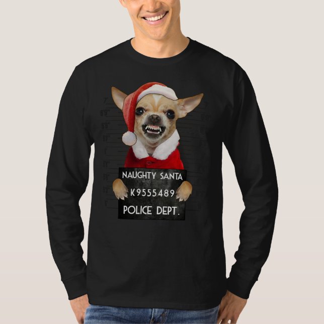 Camiseta Chihuahua Santa Xmas (Anverso)