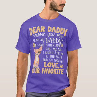 Camiseta Chihuahua Shirt Gracioso para regalo de los amante