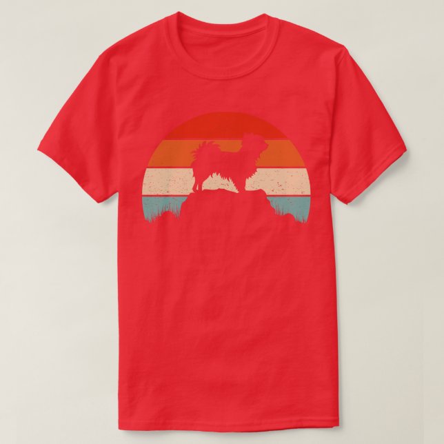 Camiseta Chihuahua Sunset Retro (Diseño del anverso)
