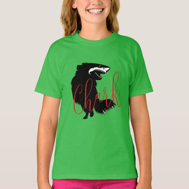 Camiseta Chihuahua + Tiburón = Cargo (Anverso)