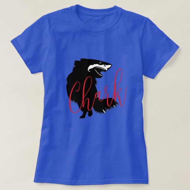 Camiseta Chihuahua + Tiburón = Cargo (Diseño del anverso)