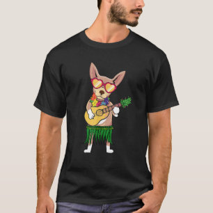 Camiseta Chihuahua, traje hawaiano que juega al verano de U