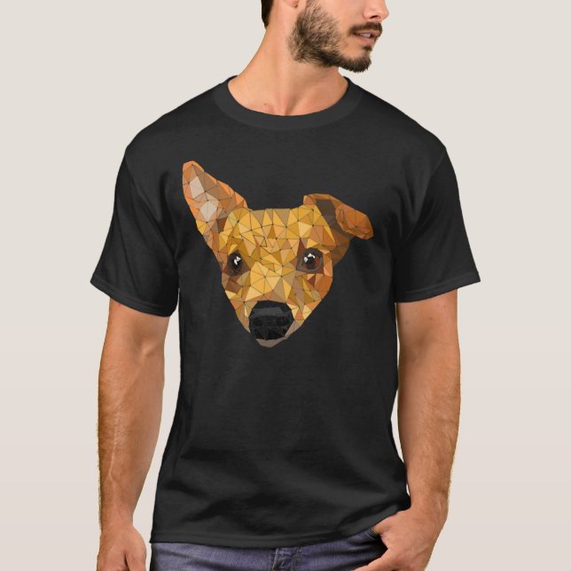 Camiseta Chihuahua Triangles (Anverso)