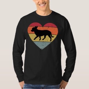 Camiseta Chihuahua vintage retro corazón de amor