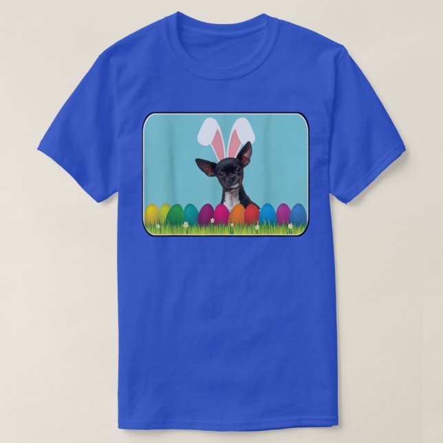 Camiseta Chihuahua w Bunny Oars  (Diseño del anverso)