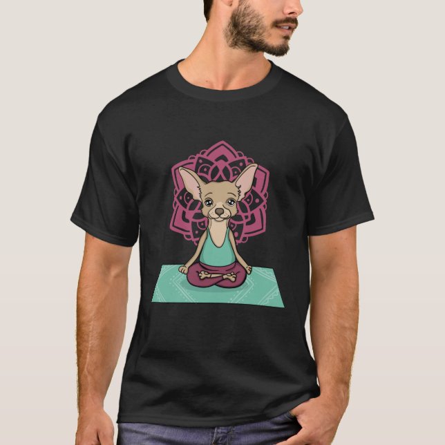 Camiseta Chihuahua Yoga (Anverso)
