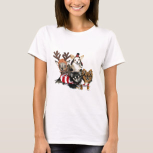 Camiseta Chihuahuas del navidad